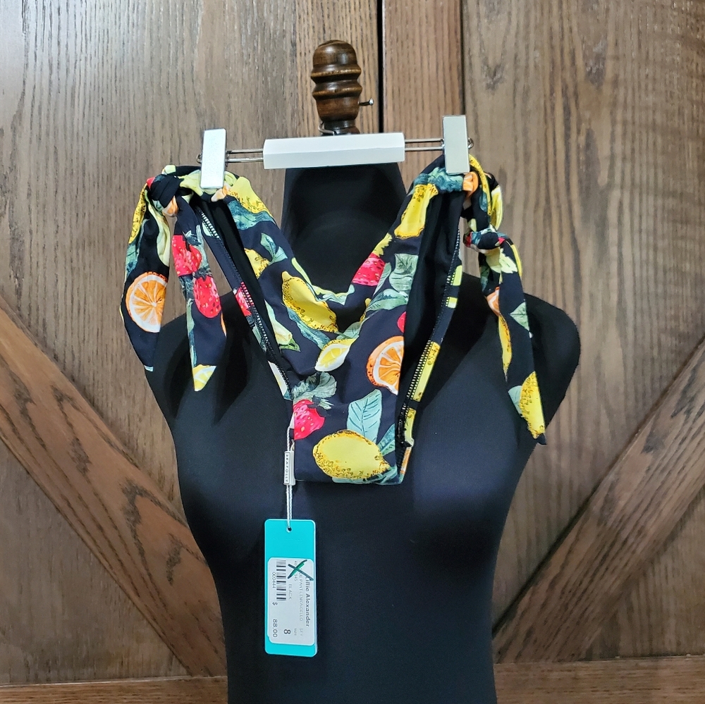 NWT Seafolly Lemoncello Tie Side Bottom
